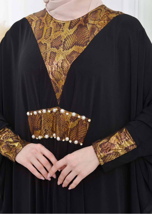 عباية فراشة نسائية للمحجبات 628   Altın