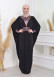 Bat sleeve Hijab Abaya Evening Dress code : 628 Pembe