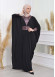 Bat sleeve Hijab Abaya Evening Dress code : 628 Pembe