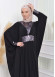 عباية فراشة نسائية للمحجبات 628   Gri
