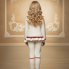 3107 بجامة تريكو LOVE - Ecru