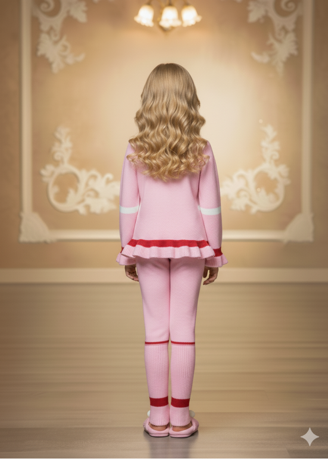 3107 بجامة تريكو LOVE - زهر