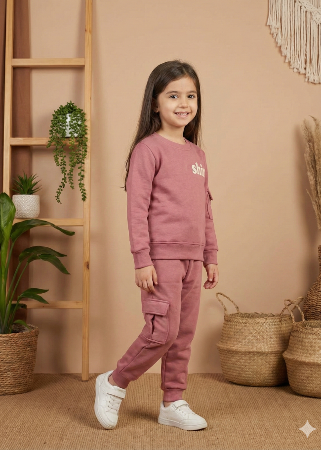3111 بجامة بناتي SHINE - فوشي