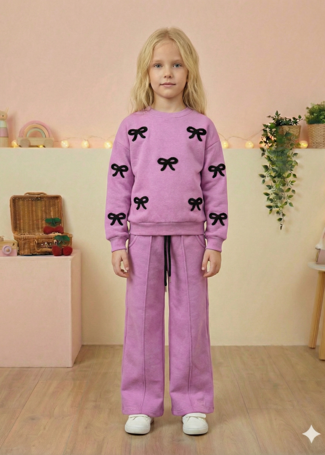 3121 بجاما بناتي 5 بكلات  - Lavendel