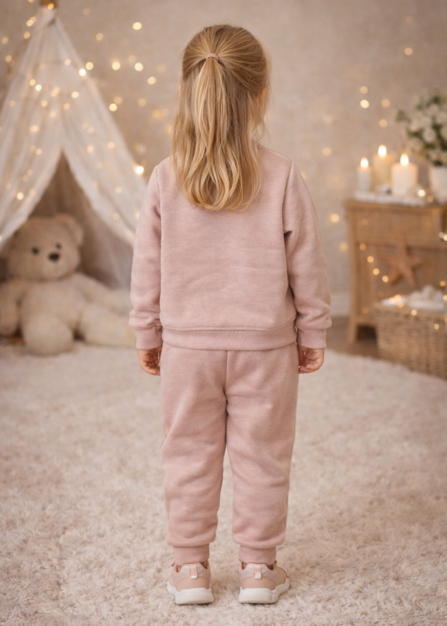 3136 بيجاما فراشة مع كتابة - بودرة