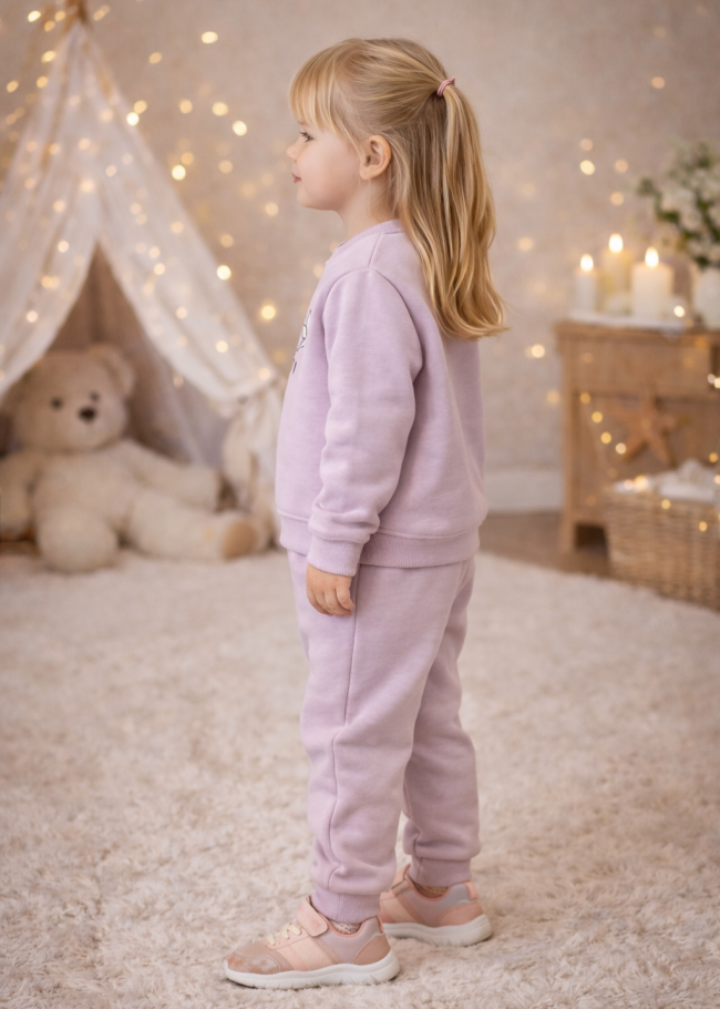 3136 بيجاما فراشة مع كتابة - نهدي