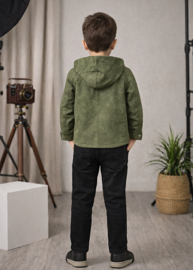 3534 طقم صبيانس شاموا - زيتي