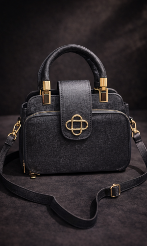 حقيبة كروس بادي عملية بـ 3 سحابات 988 - فضي