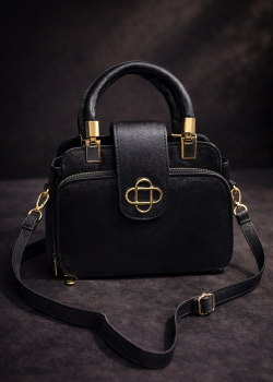 حقيبة كروس بادي عملية بـ 3 سحابات 988 - اسود