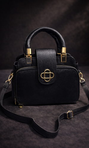 حقيبة كروس بادي عملية بـ 3 سحابات 988 - اسود