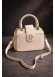 Functional Crossbody Bag with 3 Zippers 988 - beige