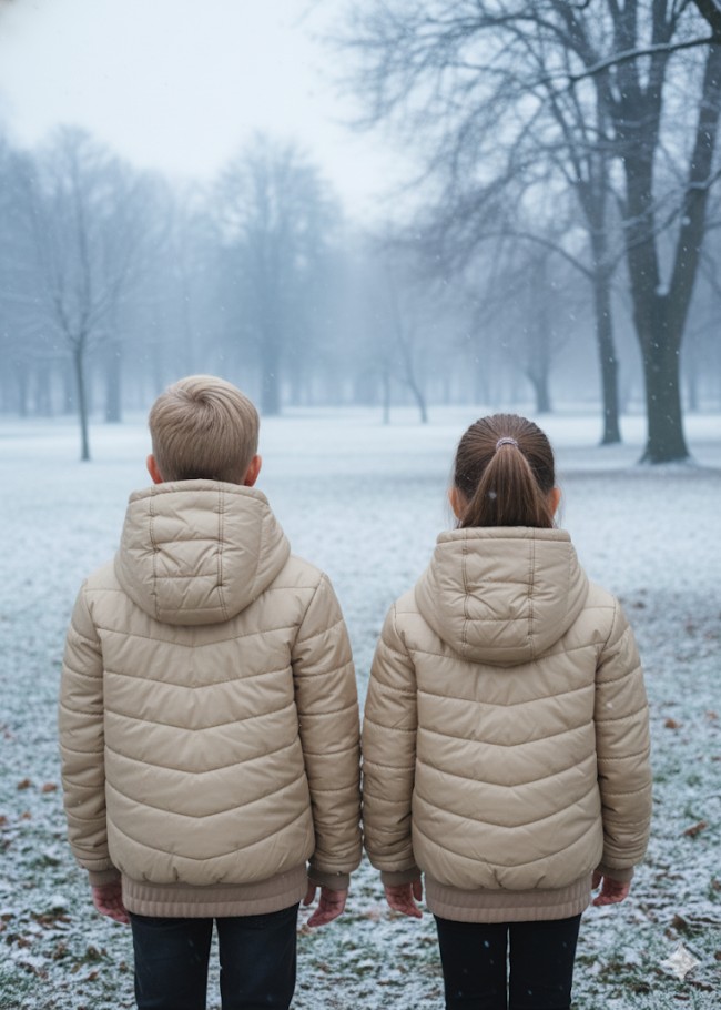 5149 جاكيت ولادي ديكرون  - بيج